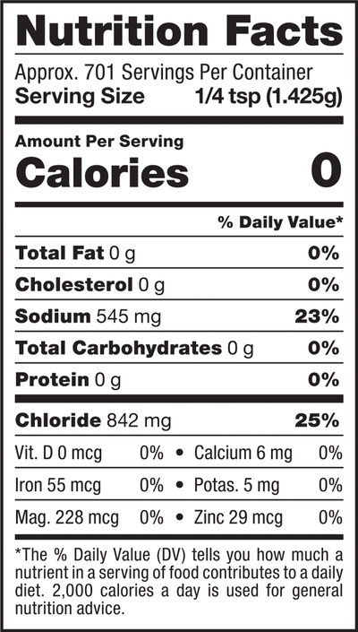 Himalayan Culinary Salt Fine  Curated Wellness