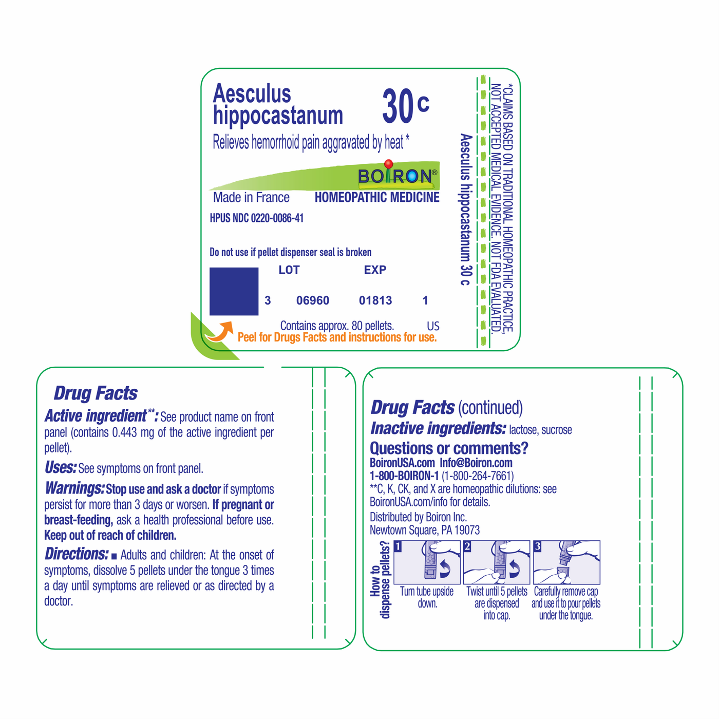 Aesculus hippocastanum 30C 80 plts Curated Wellness