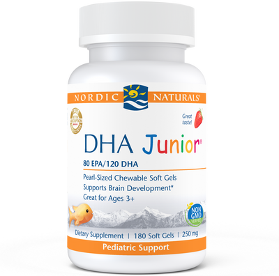 DHA Junior - Strawberry 180 gel caps Curated Wellness
