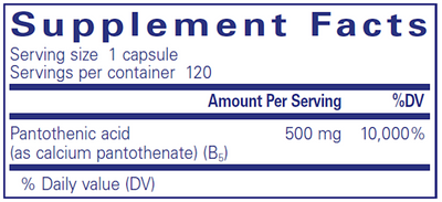 Pantothenic Acid  Curated Wellness