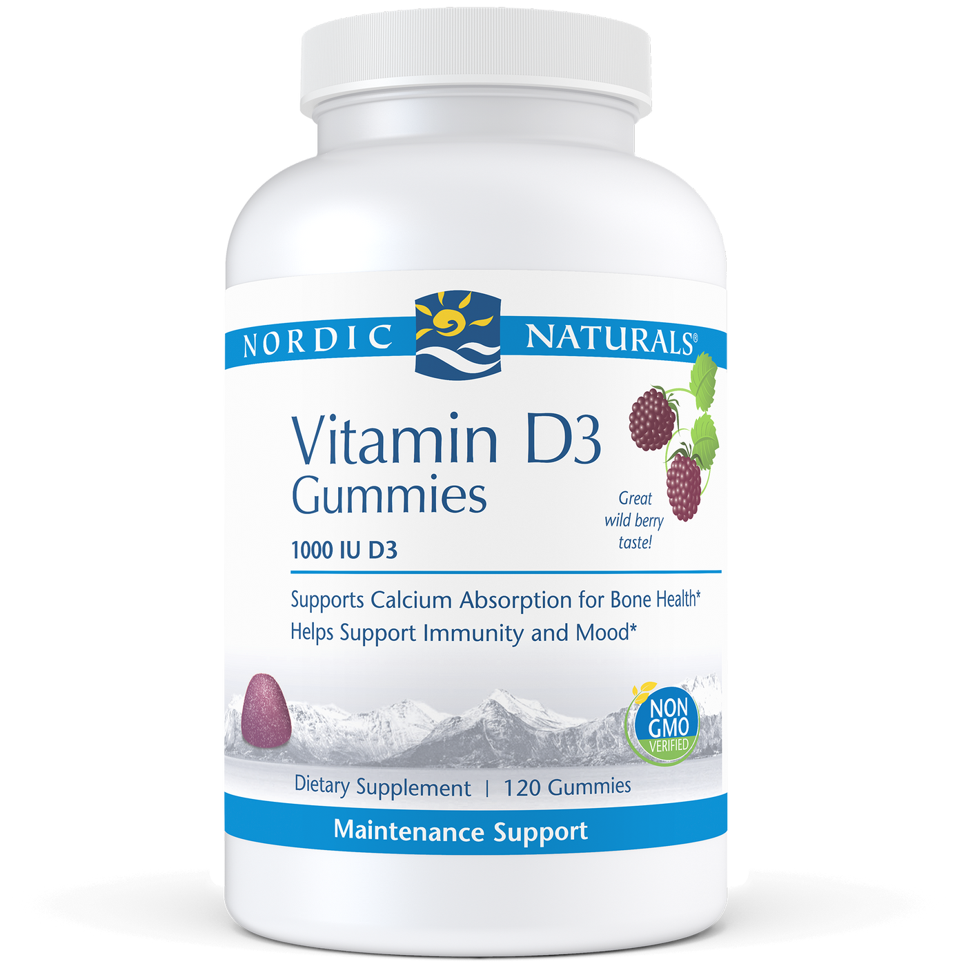 Vitamin D3 120 Gummies Curated Wellness