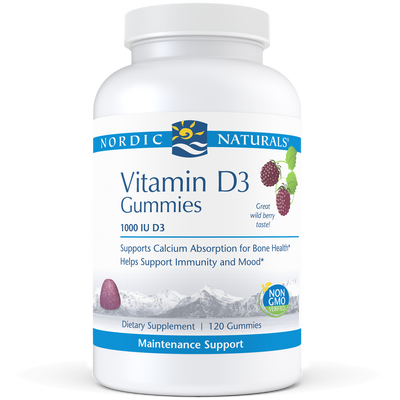 Vitamin D3 120 Gummies Curated Wellness