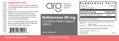 Nattokinase 50 mg NSK-SD  Curated Wellness