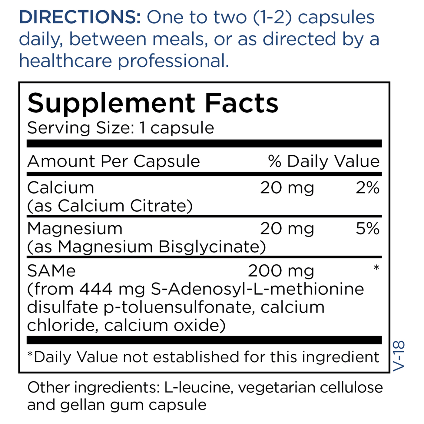 SAMe 200 mg  Curated Wellness