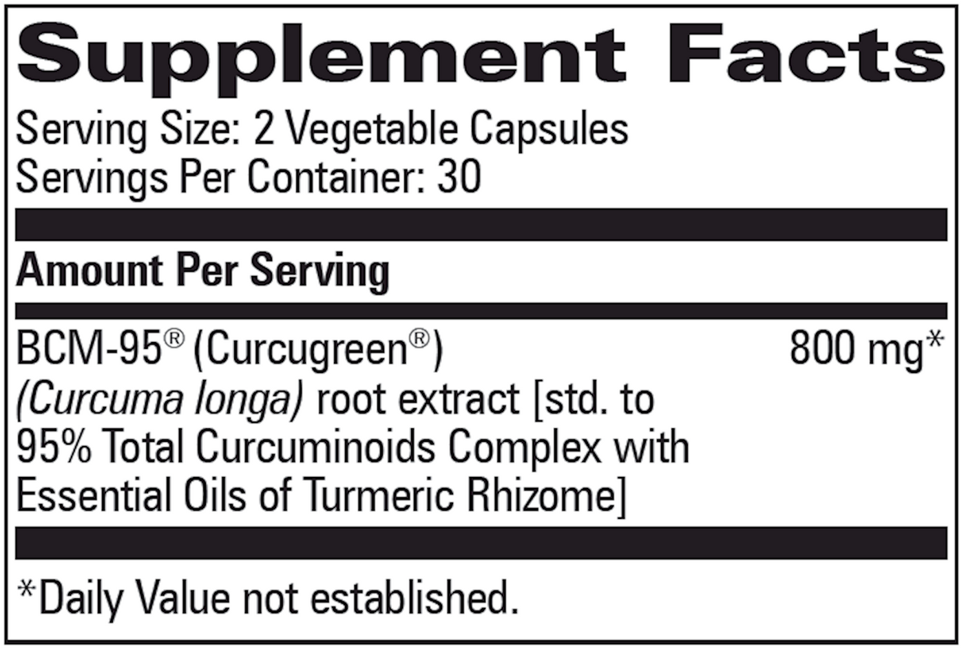 Curcumin BCM-95  Curated Wellness