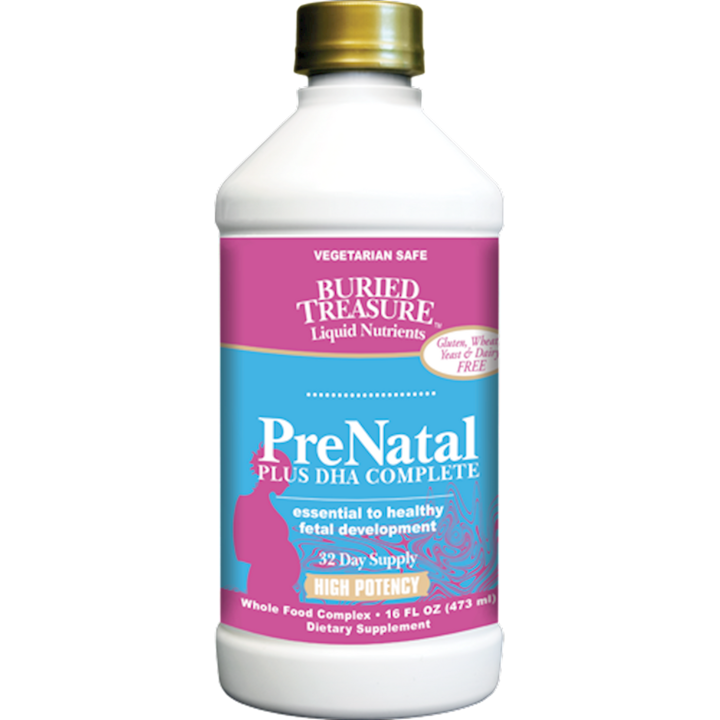 PreNatal plus DHA Complete 16 fl oz Curated Wellness