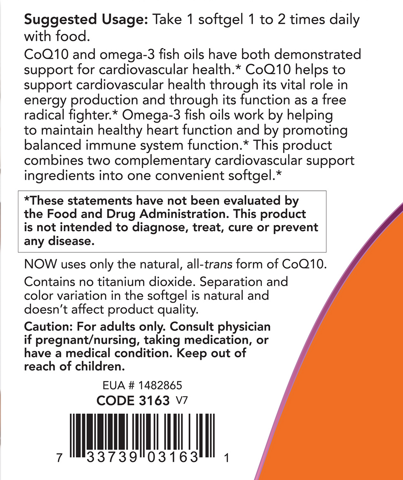 CoQ10 60 mg  Curated Wellness