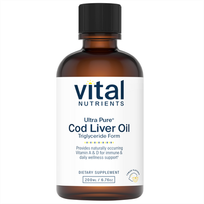 Ultra Pure® Cod Liver Oil 200ml Curated Wellness