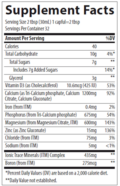 Liquid Cal/Mag/Zinc-Strawberry  Curated Wellness