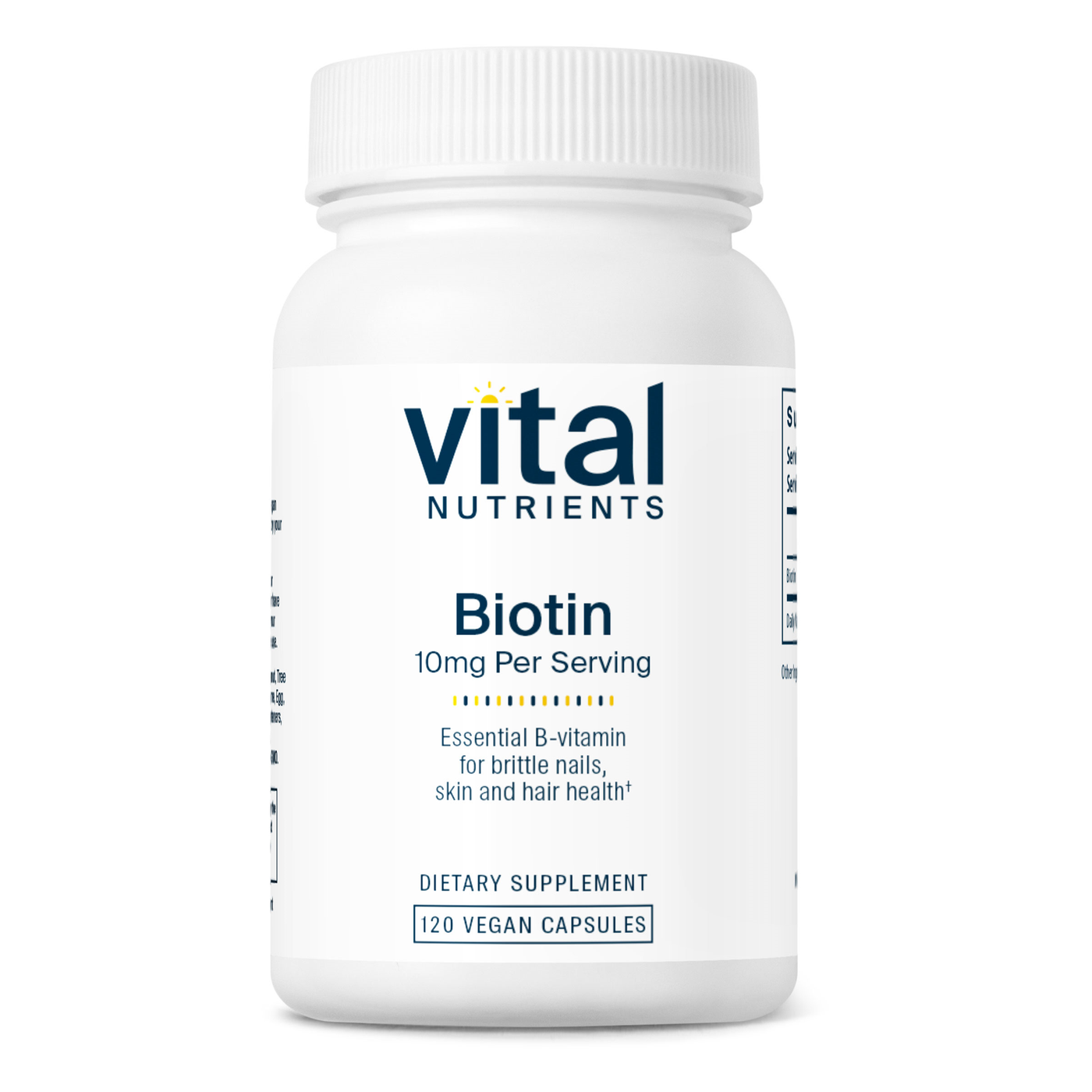 Biotin 5mg 120c Curated Wellness
