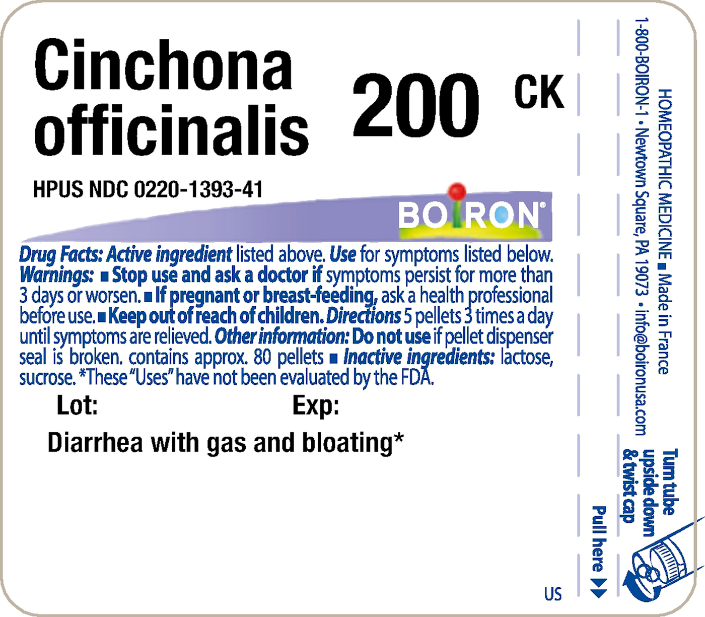 Cinchona officinalis 200CK 80 plts Curated Wellness