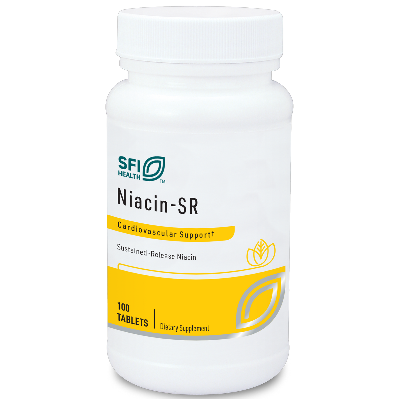 Niacin-SR 500 mg  Curated Wellness