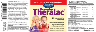 Granular Theralac 30 g Curated Wellness