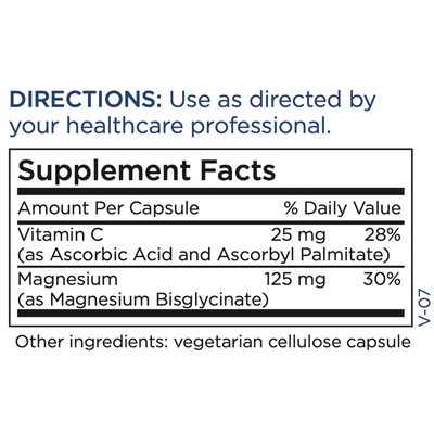 Magnesium Glycinate 180 caps Curated Wellness