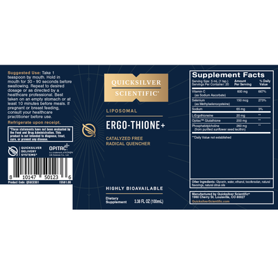 Liposomal Ergo-Thione+ mL Curated Wellness