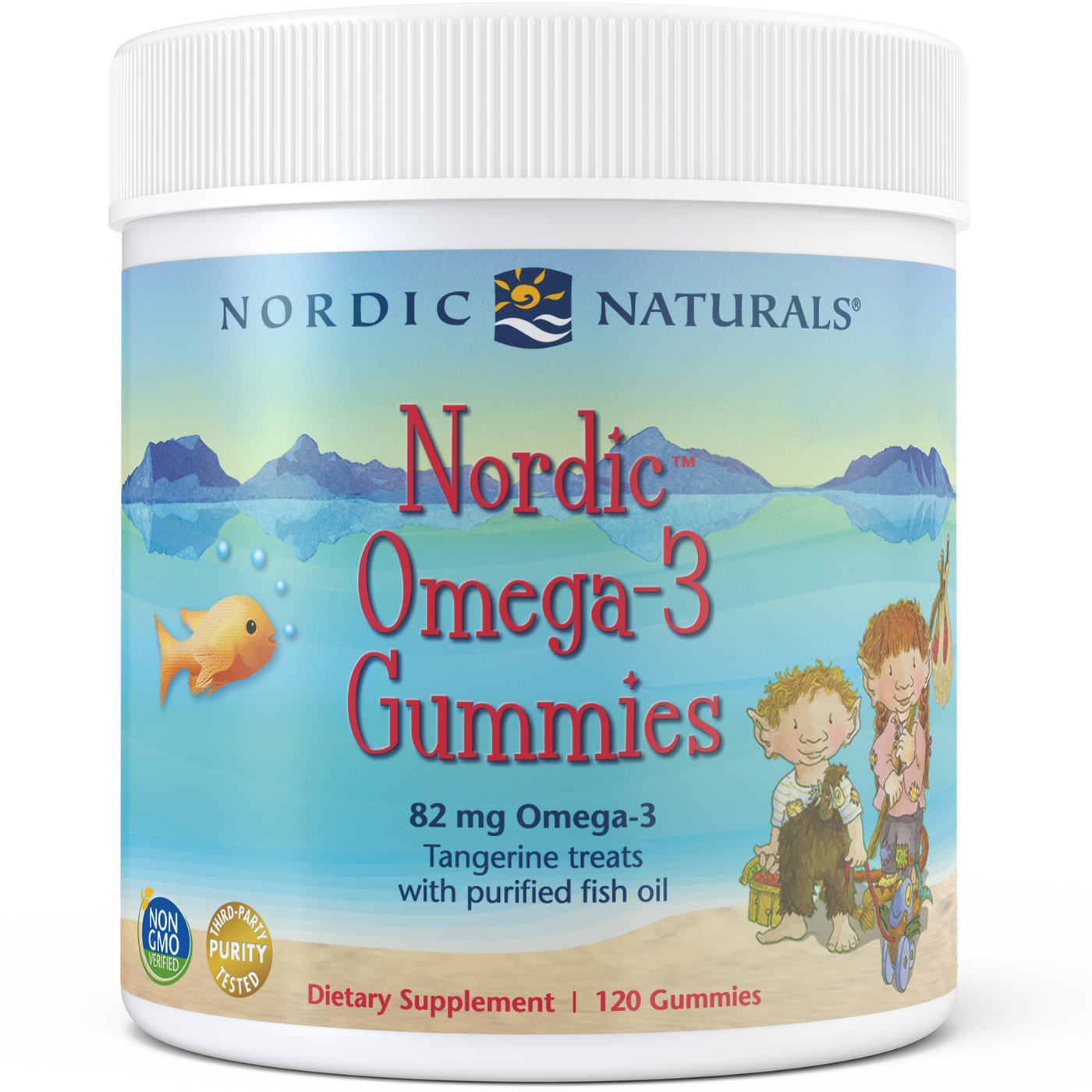 Nordic Omega-3 Gummies 120 chews Curated Wellness