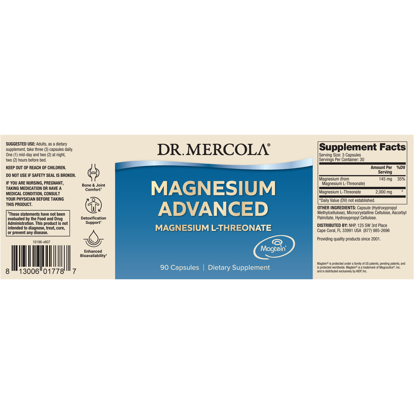 Magnesium Advanced  Curated Wellness