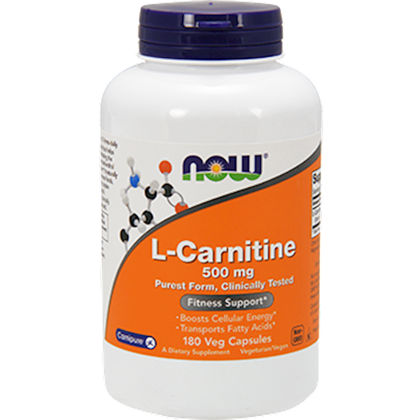 L-Carnitine 500 mg 180 vcaps Curated Wellness