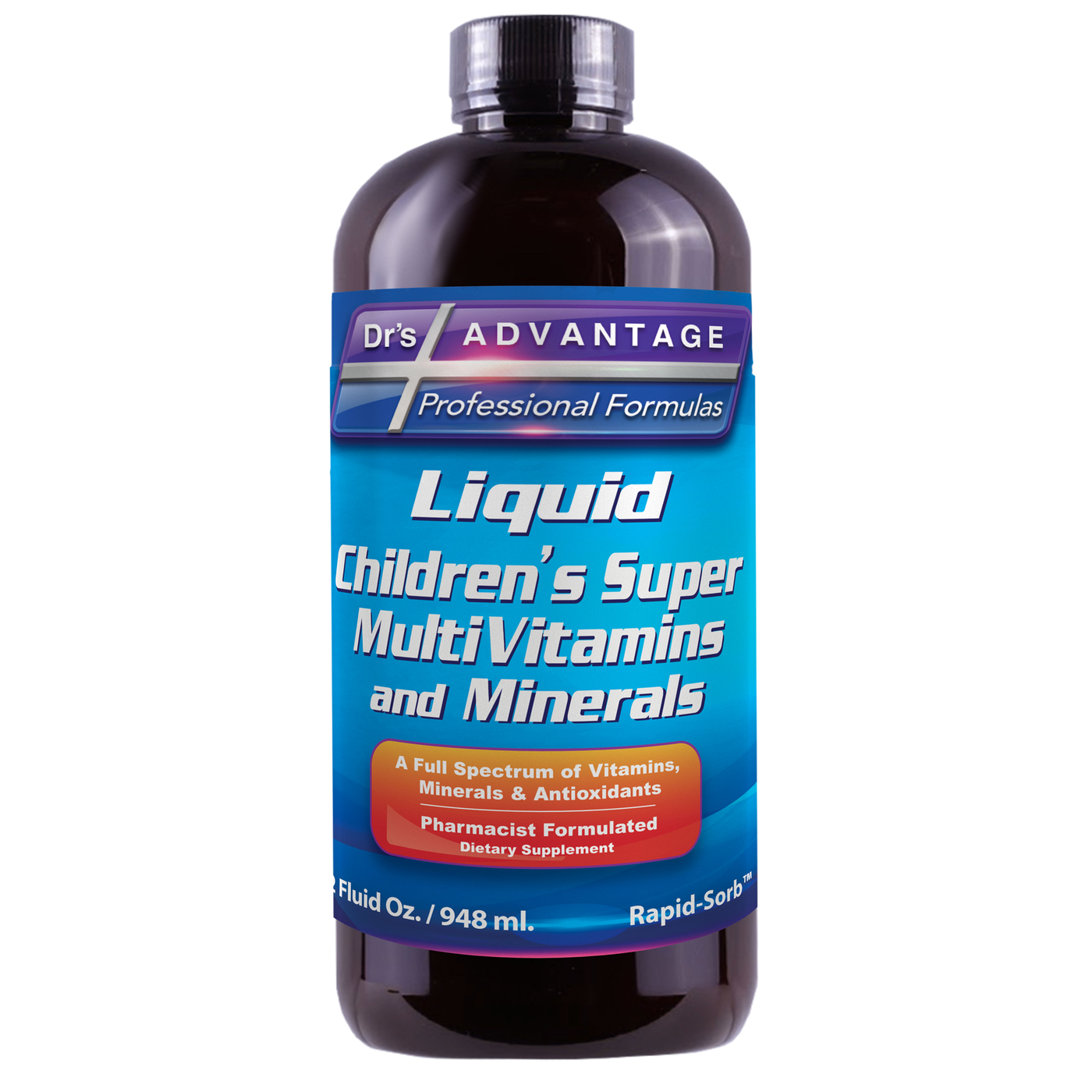 Children's Super Multivit & Min 32 fl oz Curated Wellness