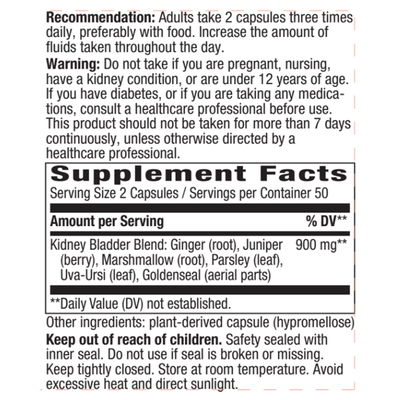 Kidney Bladder Formula  Curated Wellness