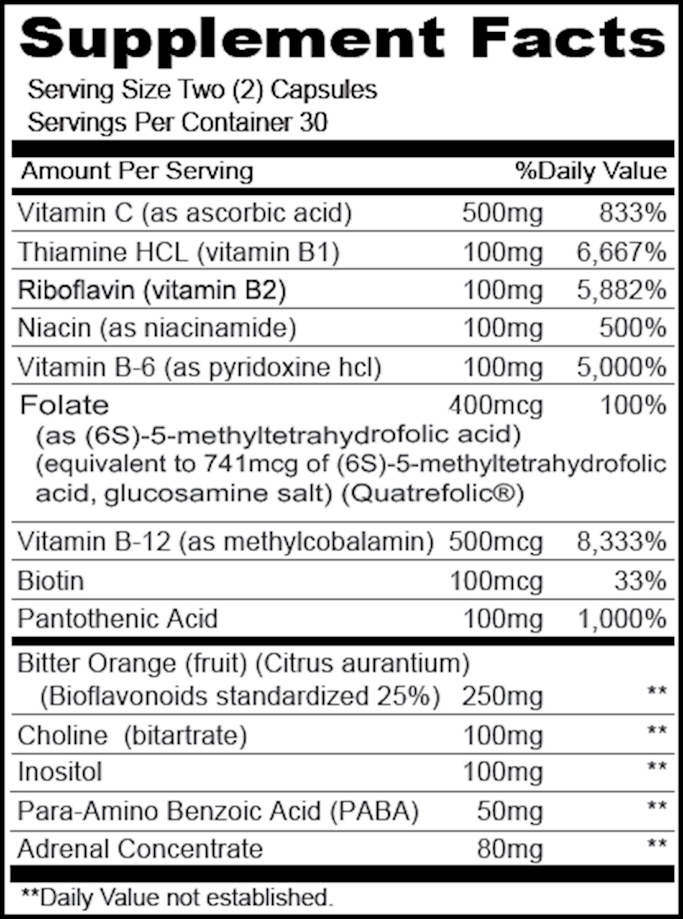 Stress B&C w/Adrenal  Curated Wellness