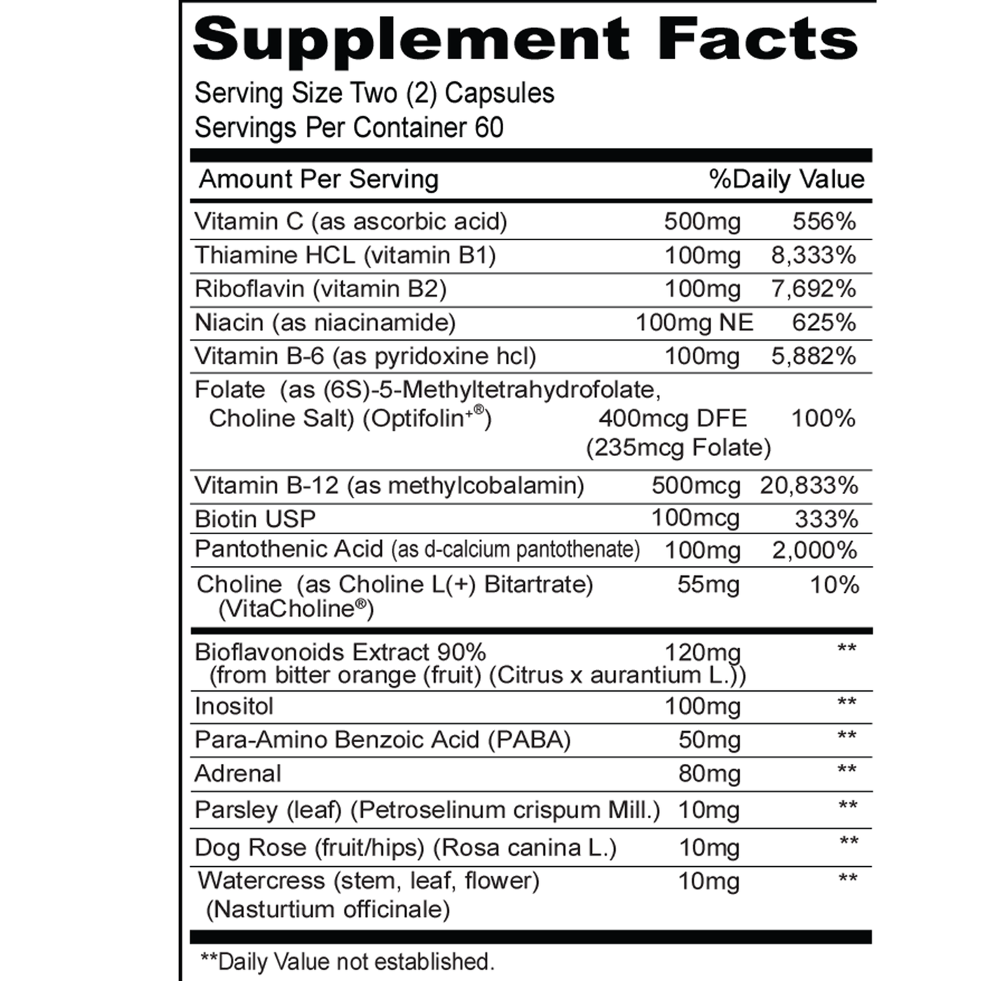 Stress B&C w/Adrenal  Curated Wellness