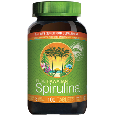 Spirulina Hawaiian 500 mg 10 Curated Wellness