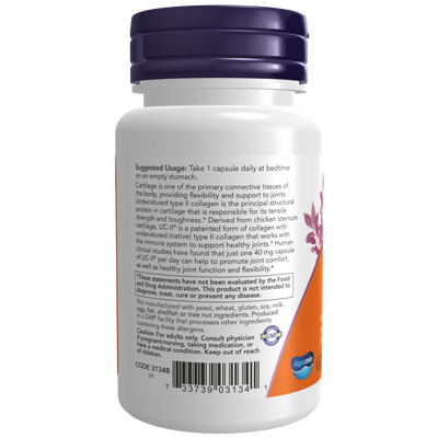 UC-II Type II Collagen 40 mg  Curated Wellness