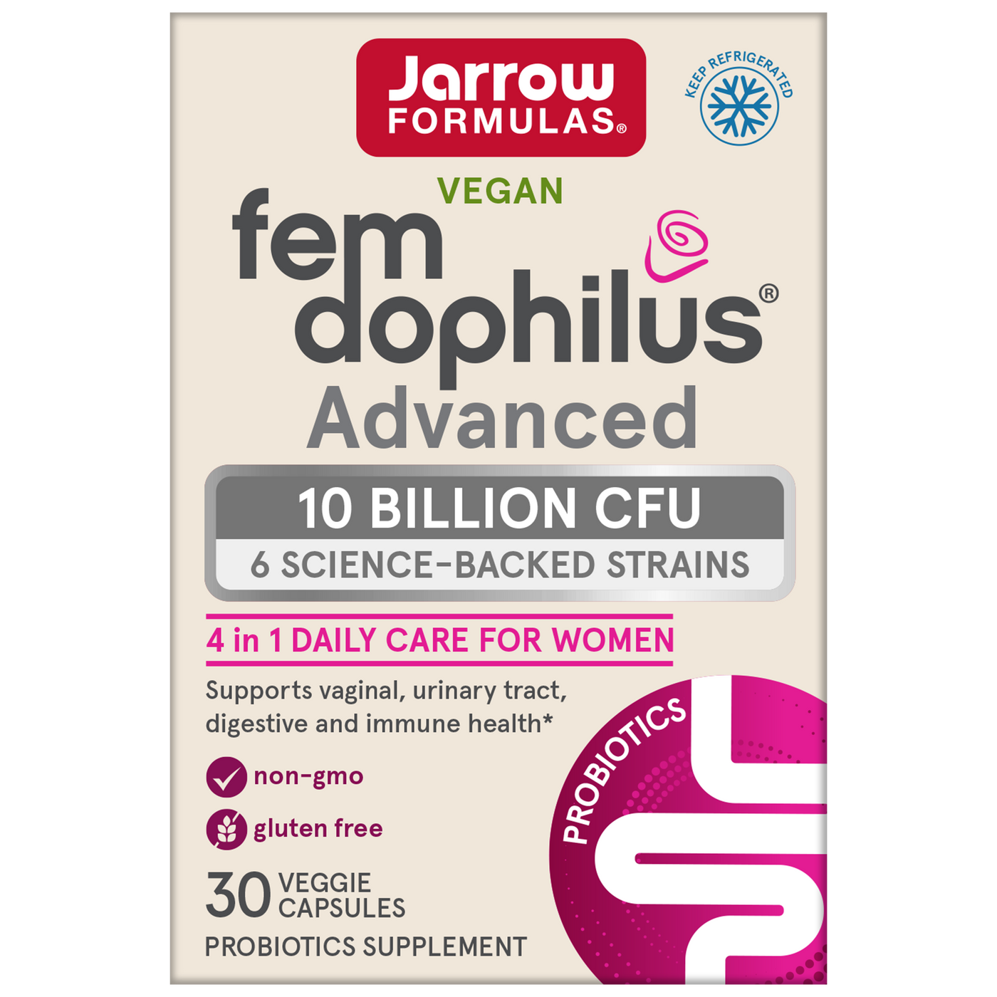Fem-Dophilus Advanced Care R  veg caps Curated Wellness