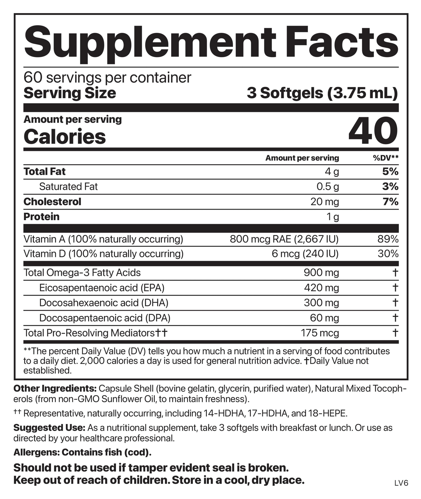 Alaskan Cod Liver Oil 180sg Curated Wellness