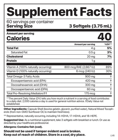 Alaskan Cod Liver Oil 180sg Curated Wellness