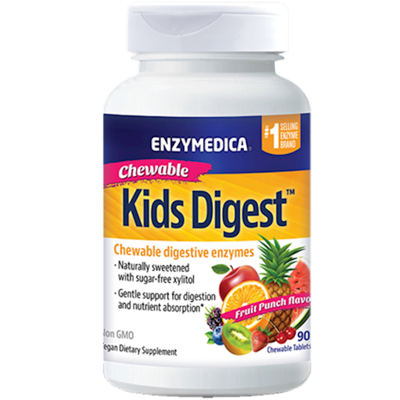Kid's Digest 90 chewable tabs Curated Wellness