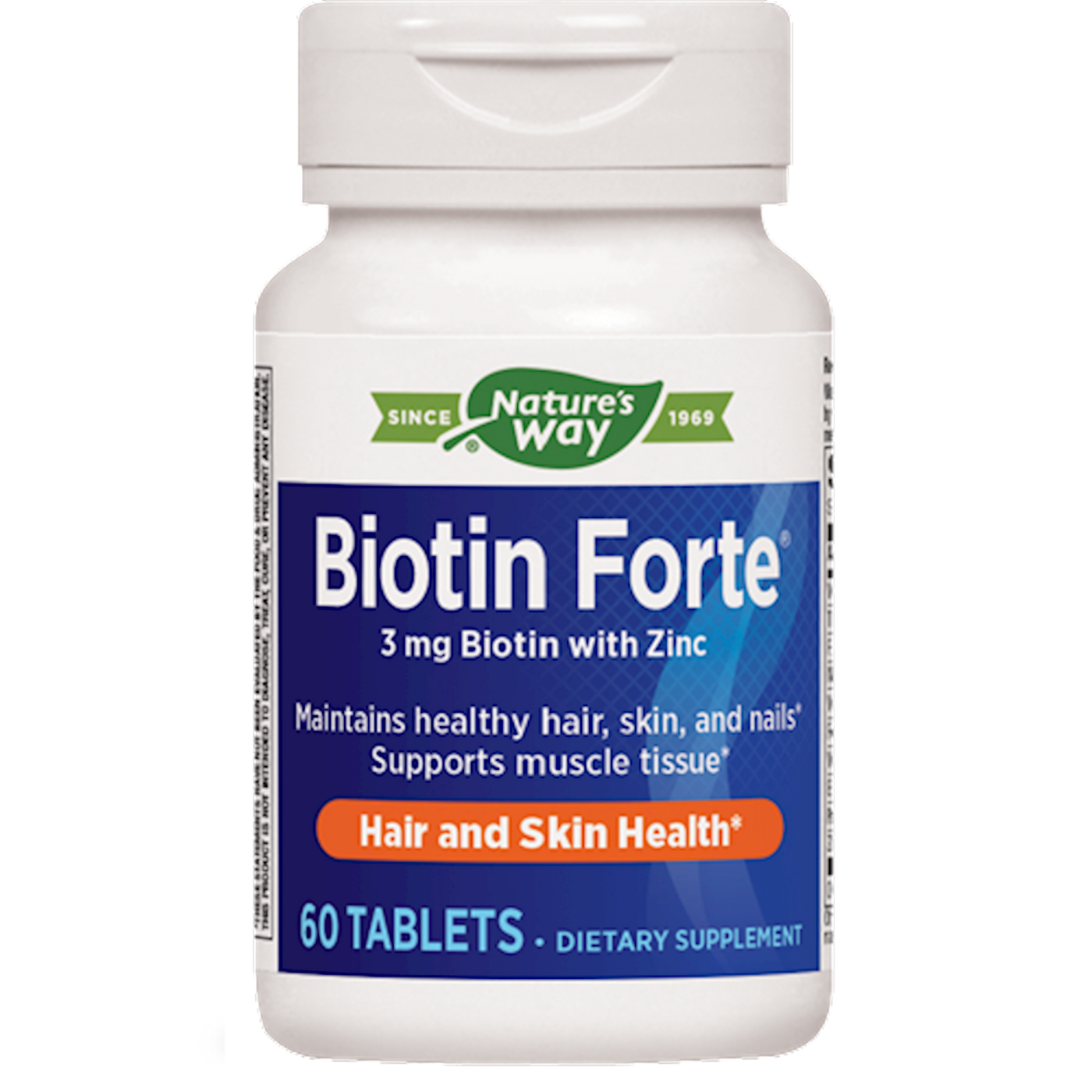 Biotin Forte 3 mg with Zinc  Curated Wellness