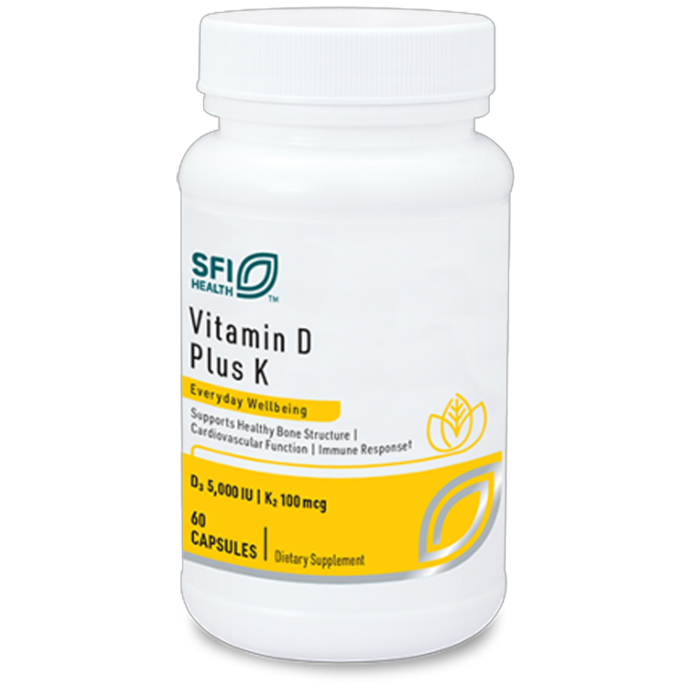 Vitamin D Plus K  Curated Wellness