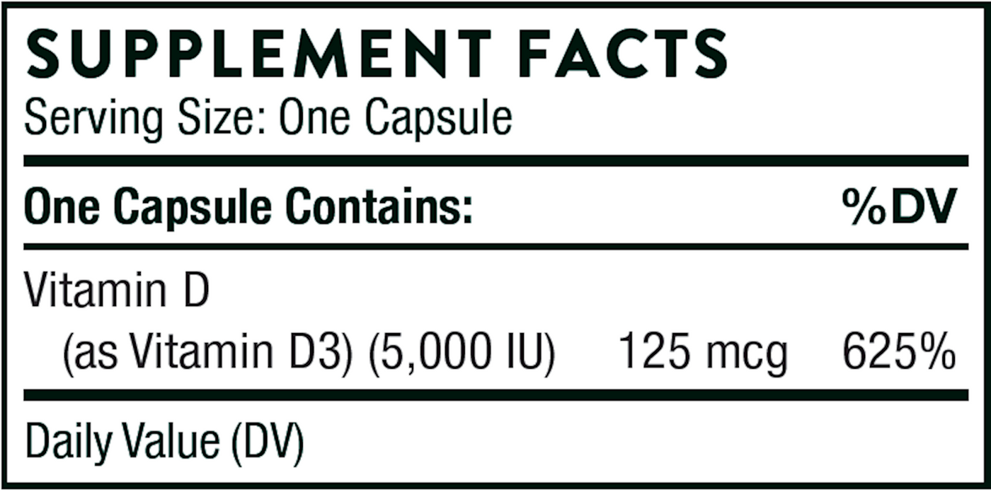 Vitamin D-5000 NSF  Curated Wellness