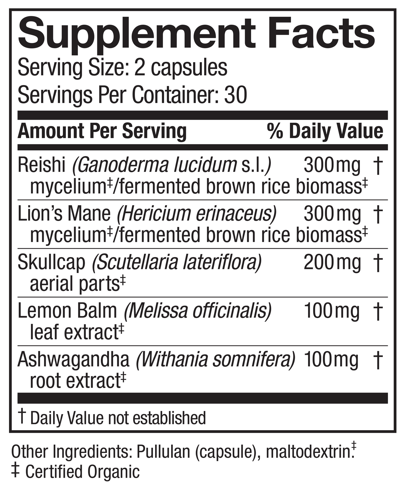 MycoBotanicals Stress Decompr  Curated Wellness