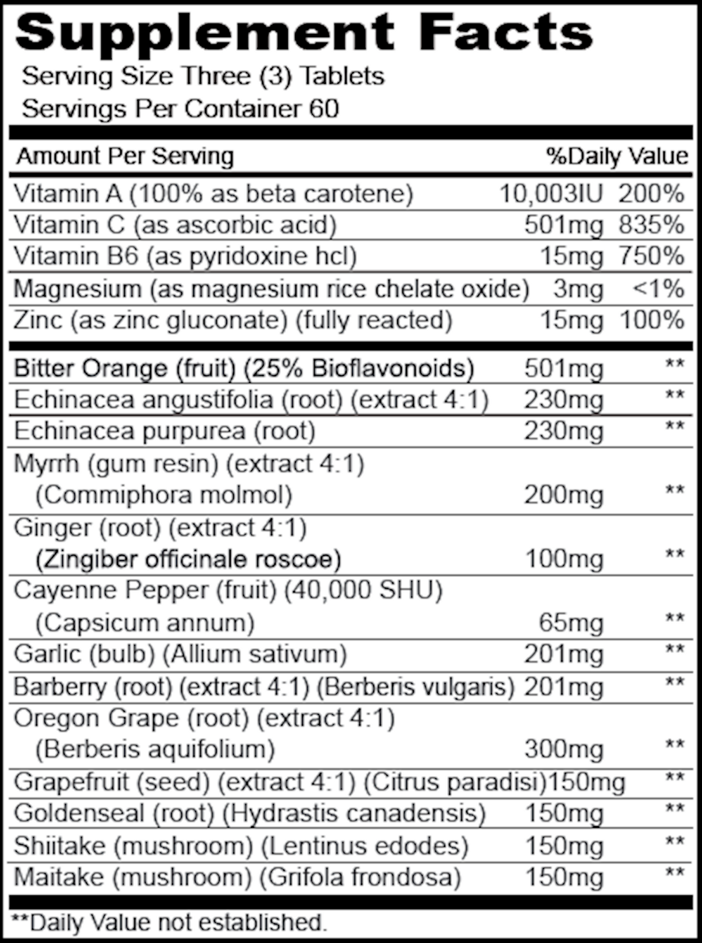 Super Bio Vegetarian 180 tabs Curated Wellness