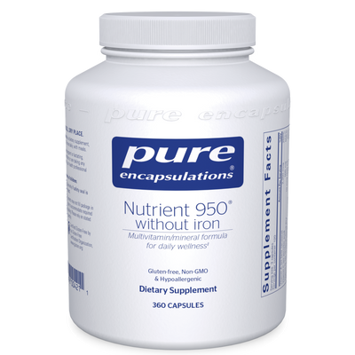 Nutrient 950 w/o Iron 360 vcaps Curated Wellness