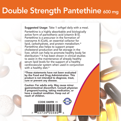 Pantethine 600 mg  Curated Wellness