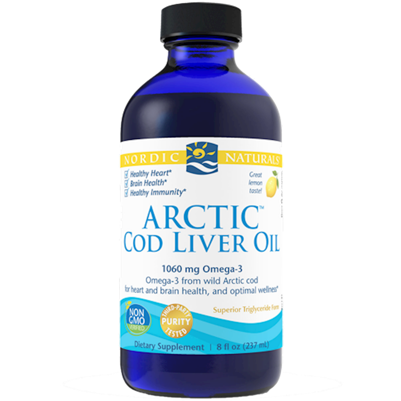 Arctic Cod Liver Oil Lemon  Curated Wellness