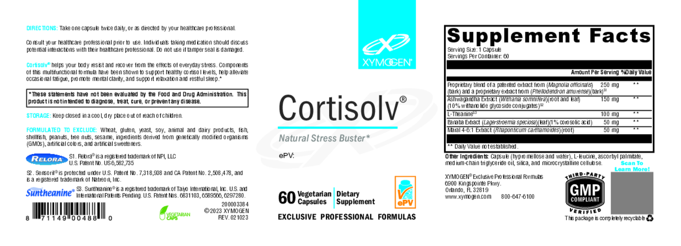 Cortisolv 60 Capsules Curated Wellness