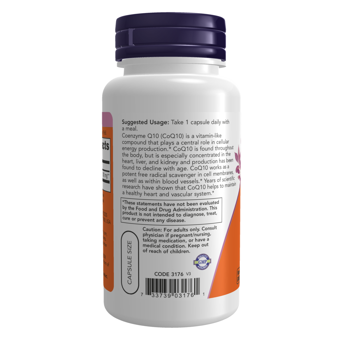 CoQ10 200 mg  Curated Wellness