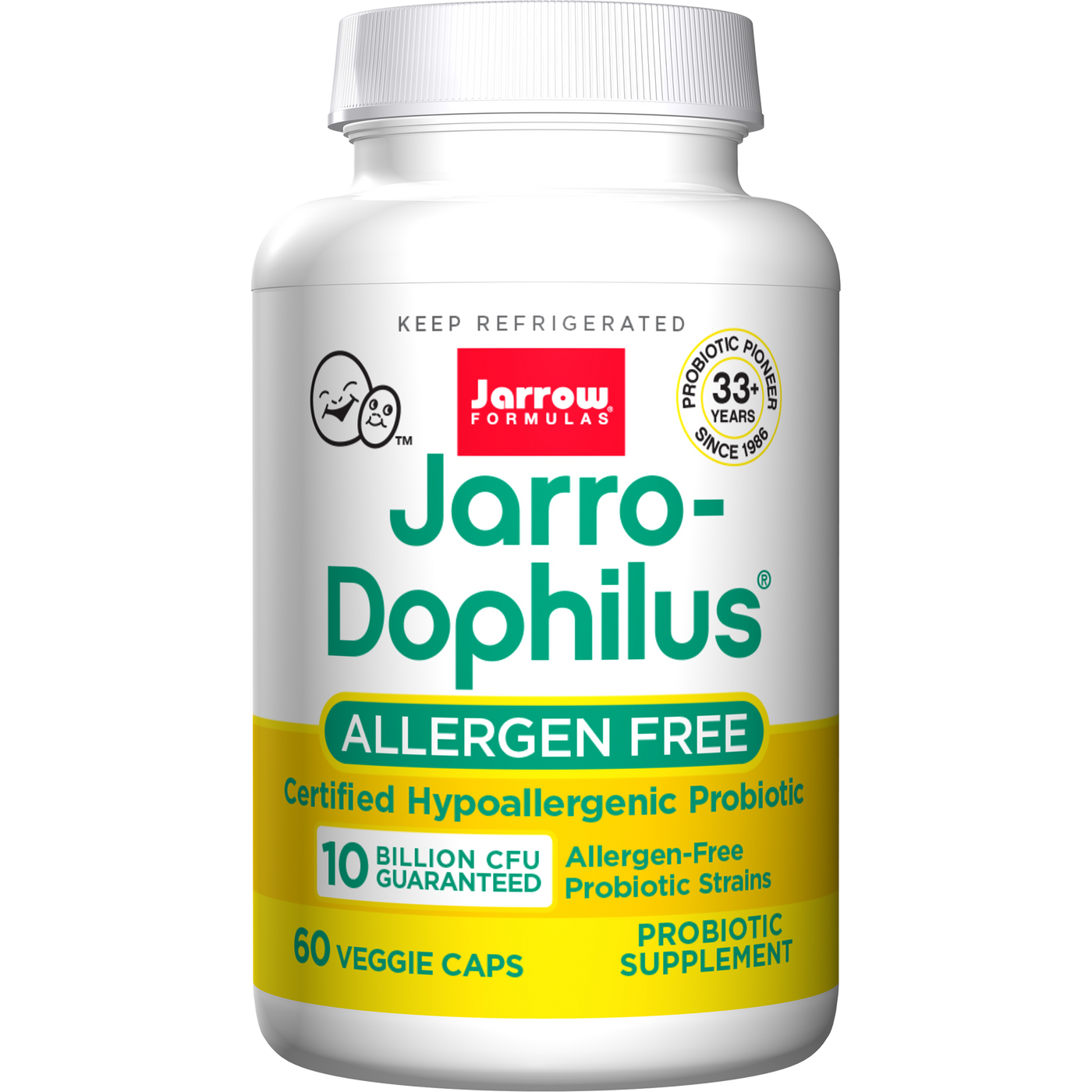 Jarro-Dophilus (Allergen Free) 60 vcaps Curated Wellness