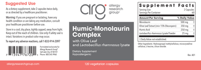 Humic-Monolaurin Complex 120vcaps Curated Wellness