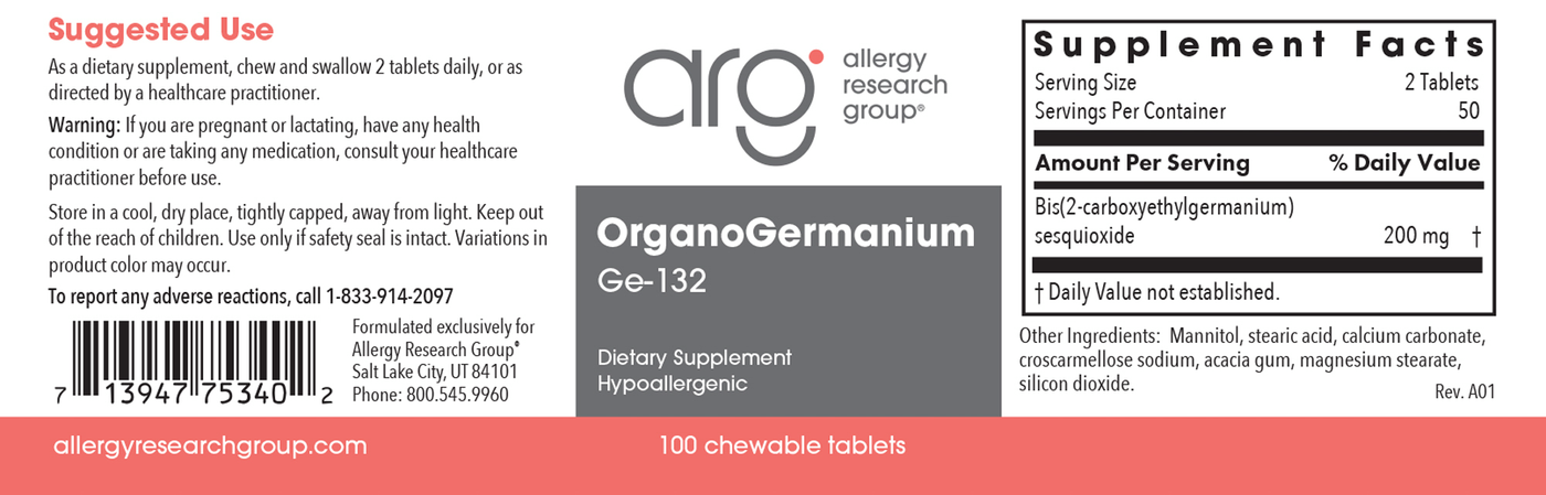 Organo Germanium Ge-132  Curated Wellness