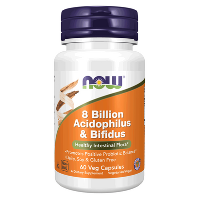 8 Billion Acidophilus & Bifidus 60 vcaps Curated Wellness