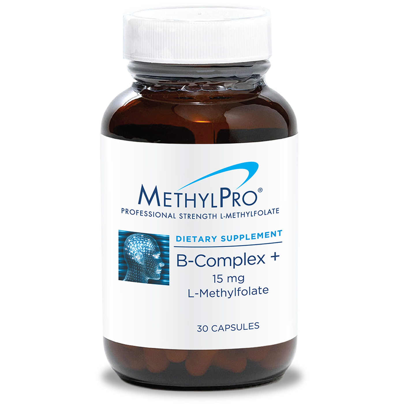 B-Complex + 15 mg L-Methylfolate  Curated Wellness