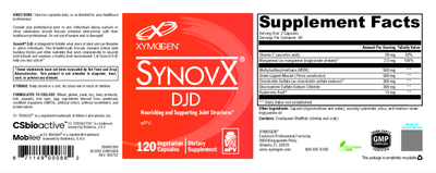 SynovX DJD 120 Capsules Curated Wellness