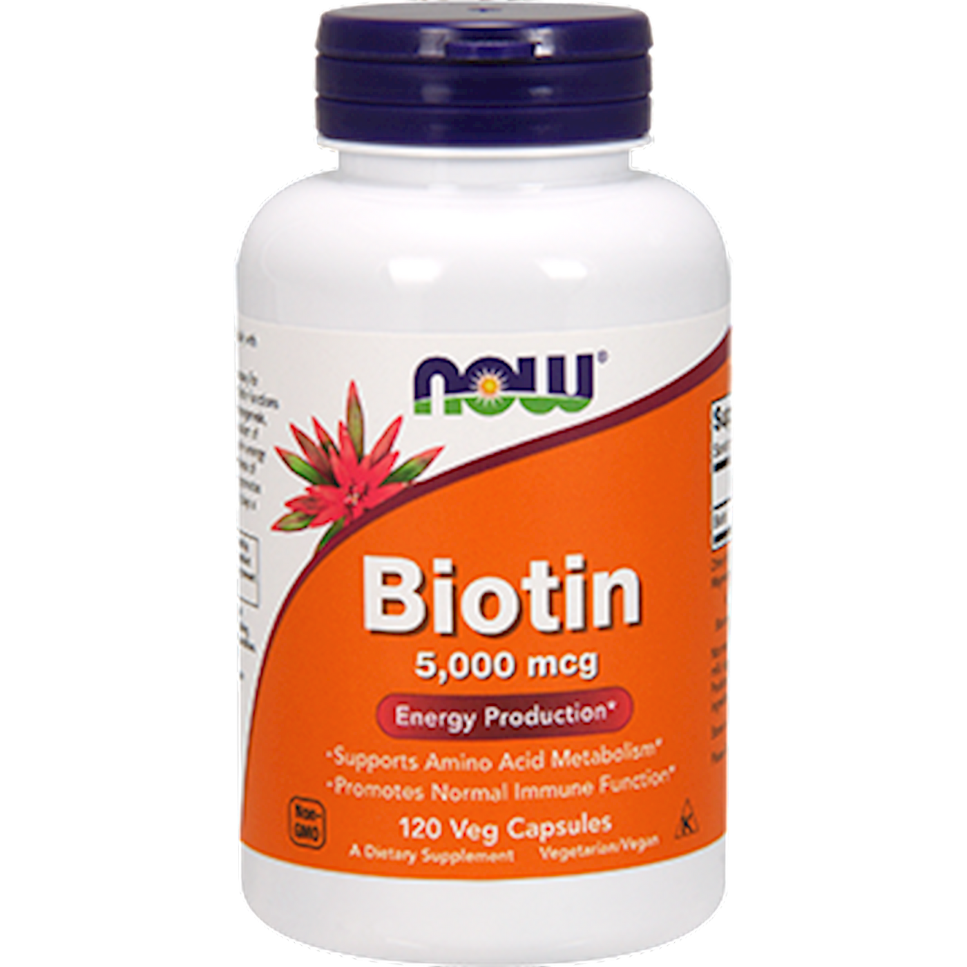 Biotin 5,000 mcg 120 vcaps Curated Wellness
