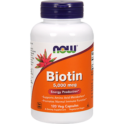 Biotin 5,000 mcg 120 vcaps Curated Wellness